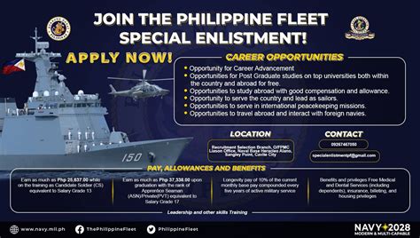 philippine navy recruitment|Philippine Navy Mobile Recruitment 2024 .